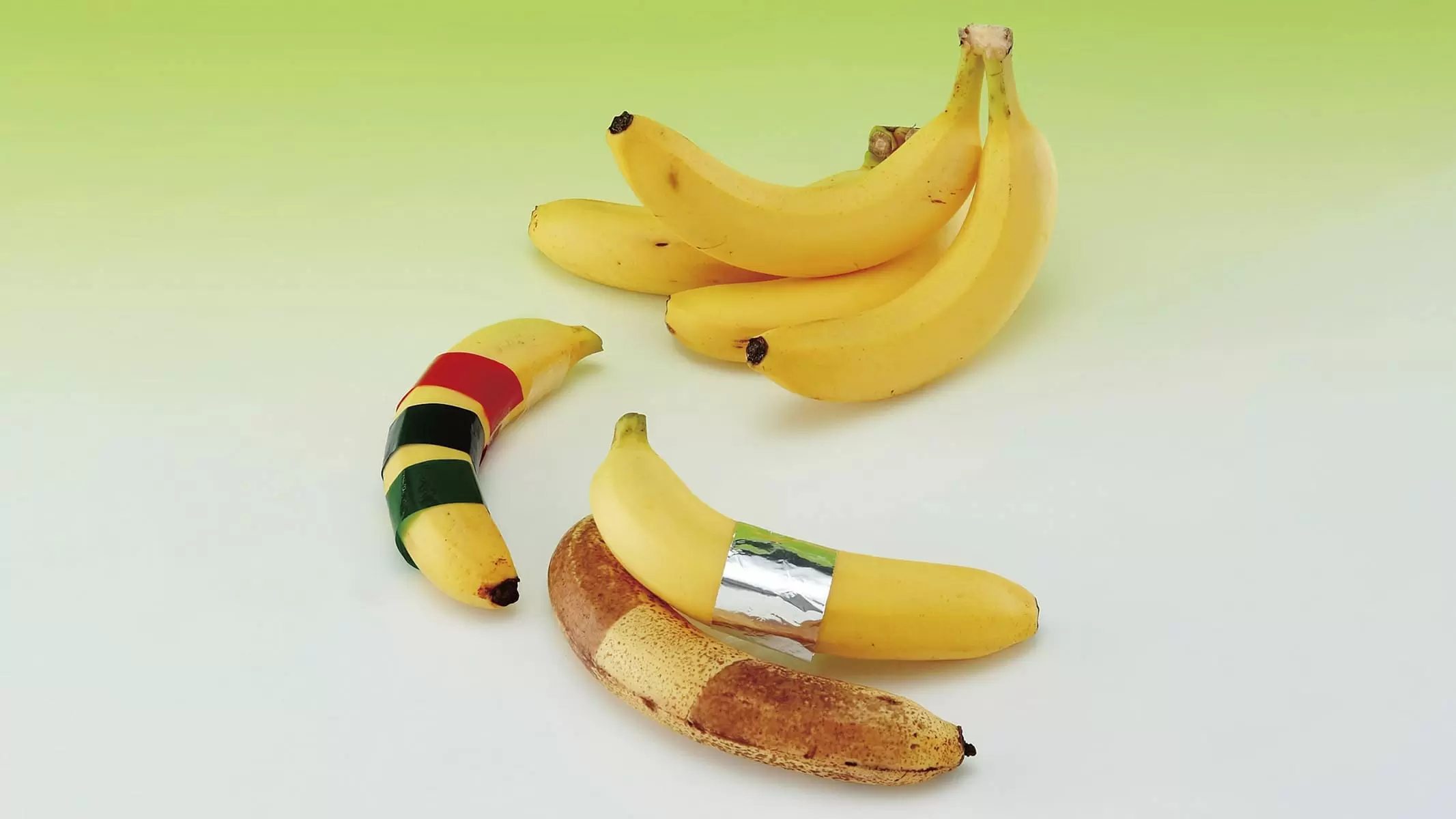 実験 バナナも日焼(ひや)けをするの？