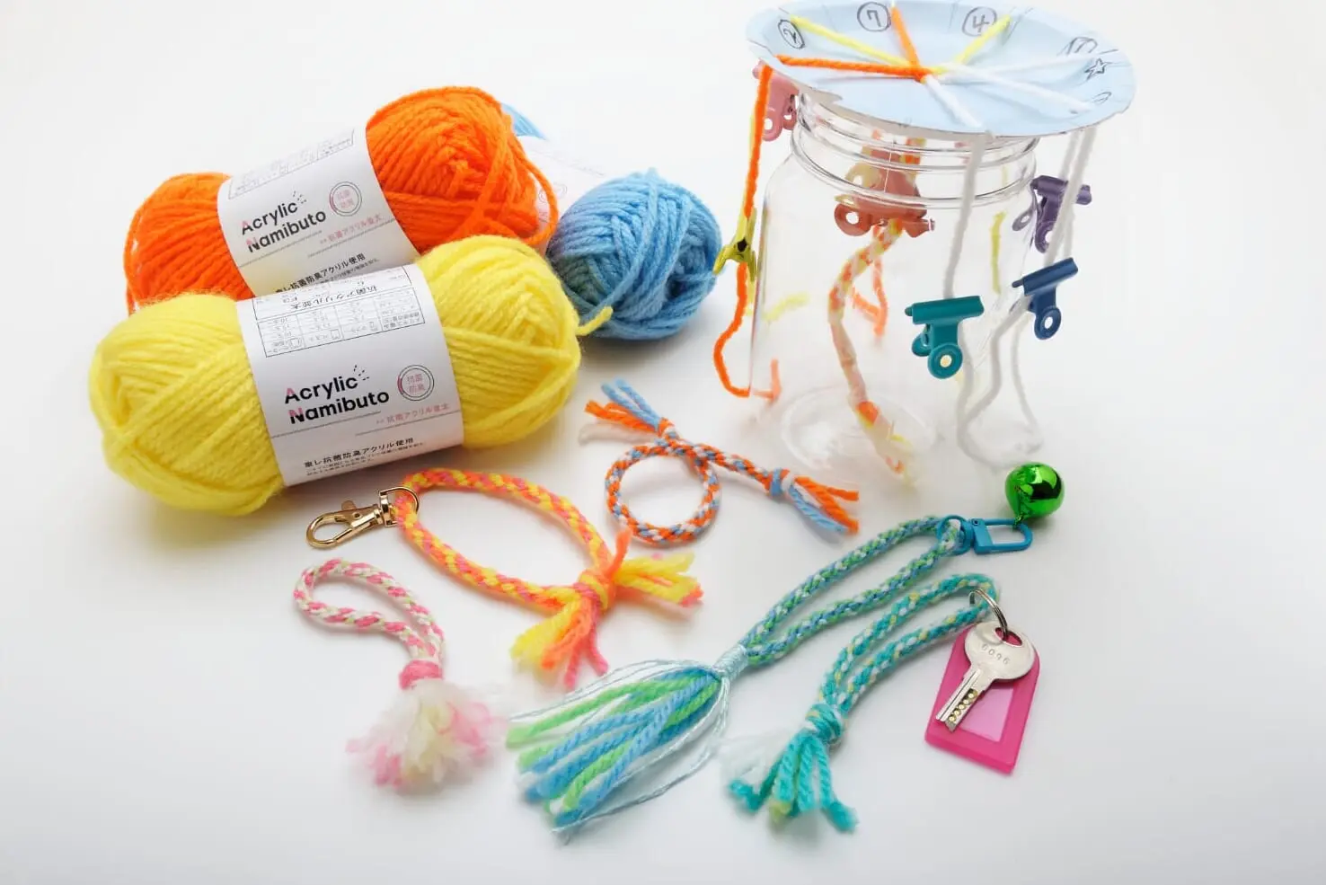 おしゃれな組みひもが編める からんころん組みひも機｜工作｜自由研究