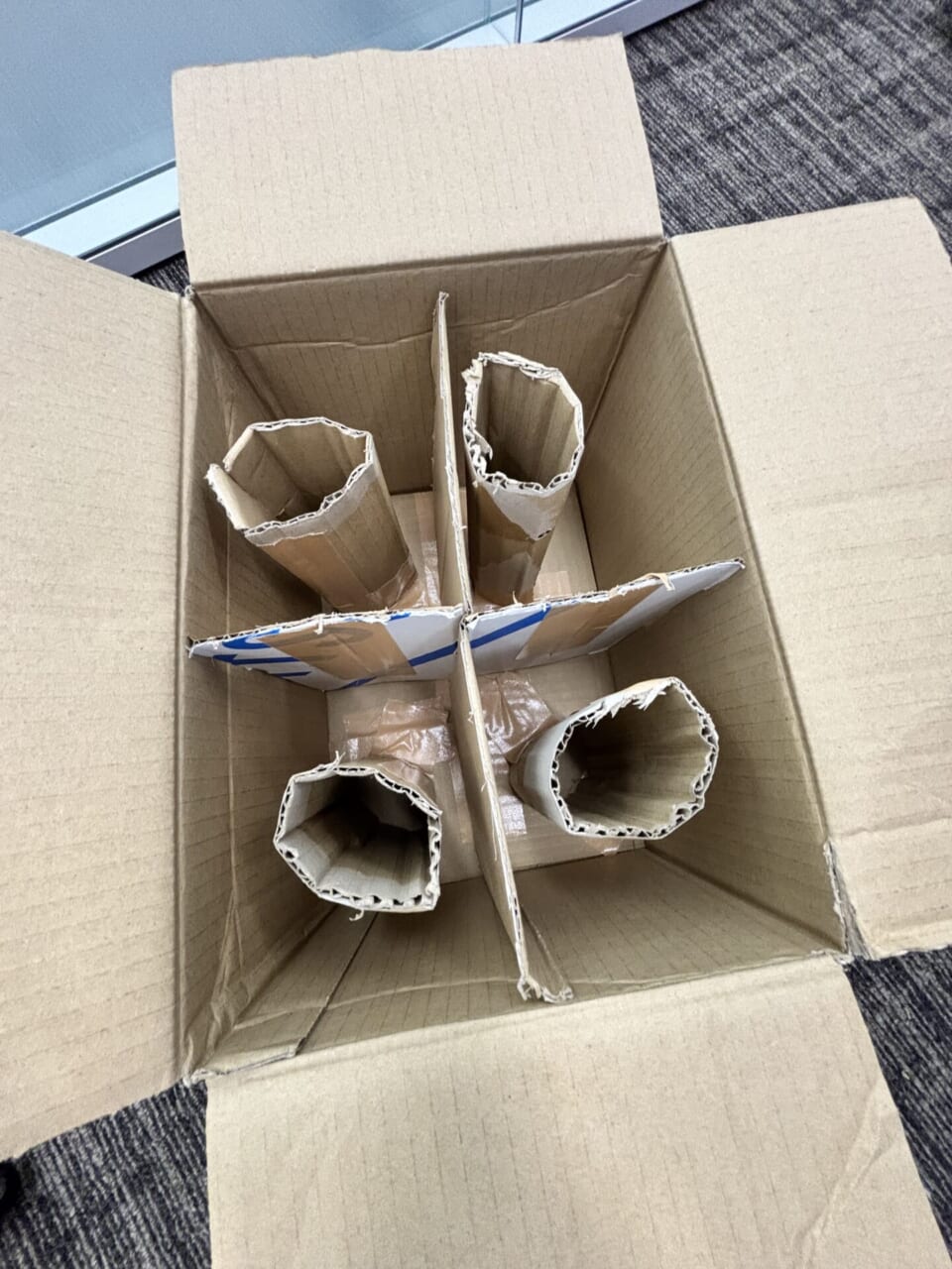 段ボールこしかけ内部構造