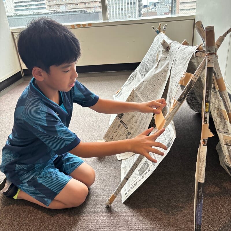ごろ寝テントの作り方