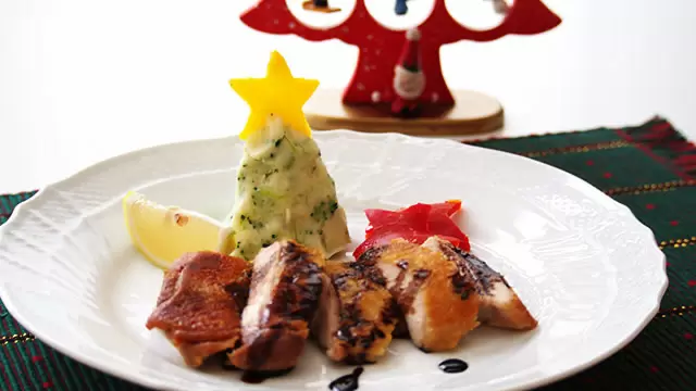 カリパリチキン＆ブロッコリーのツリーポテサラ／元気な子どもが育つ毎日のごはん【第13回】