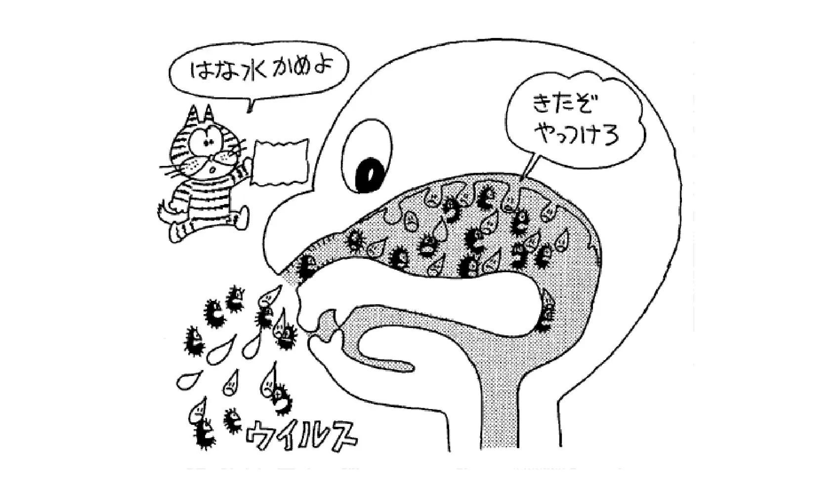 どうして鼻水がでるの（どこからでるの）
