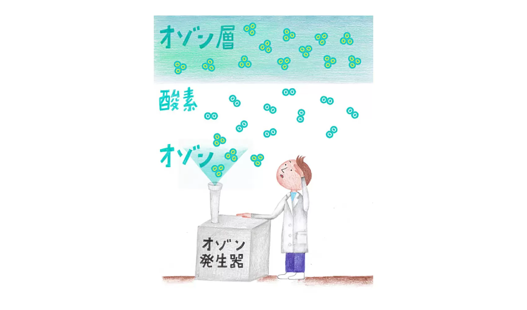 オゾンは、人の力ではつくれないの？