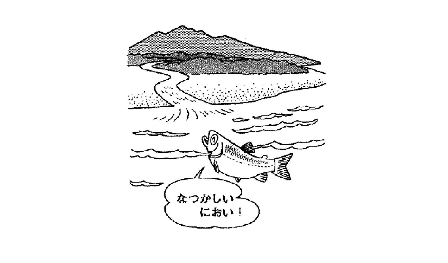 サケはどうしてうまれた川にもどるの