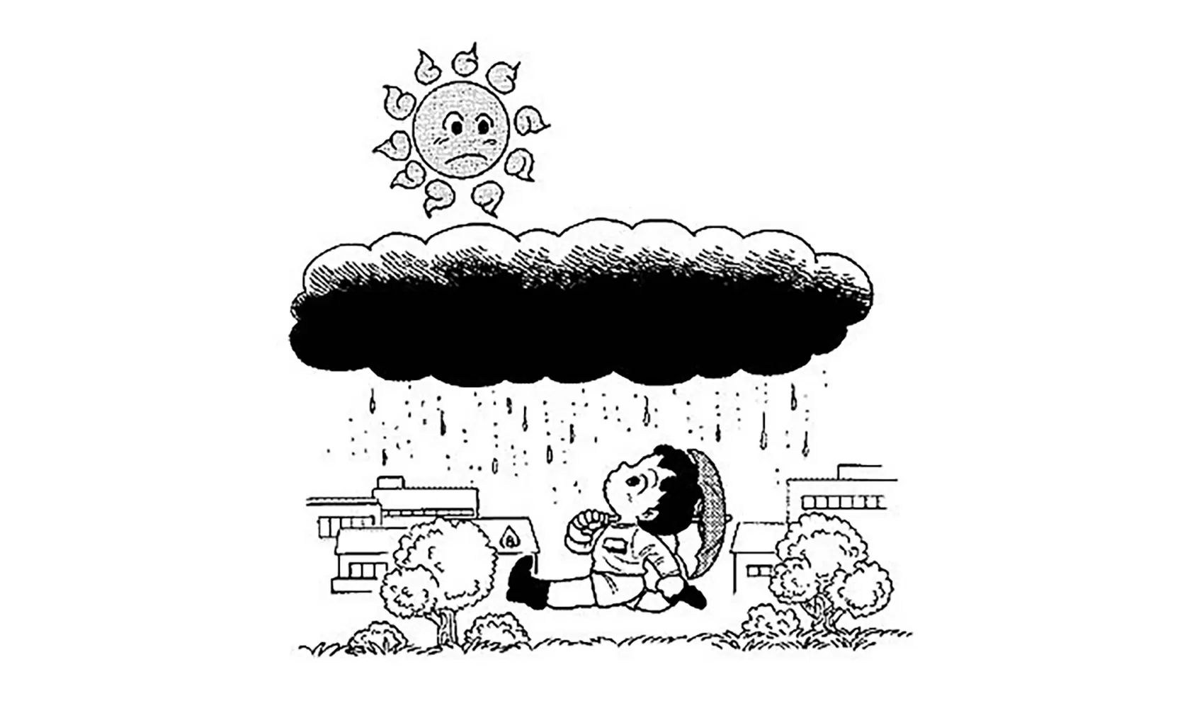 雨がふるときどうして雲が黒くなるの