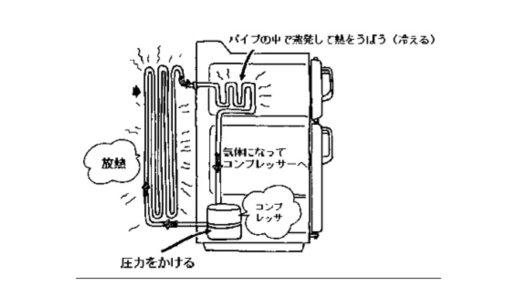 冷蔵庫はなぜ物をひやすことができるの
