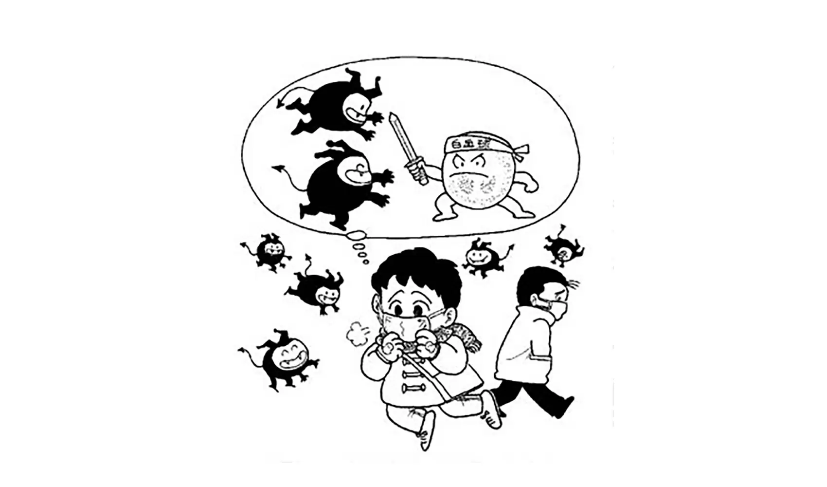 どうしてかぜをひくの?