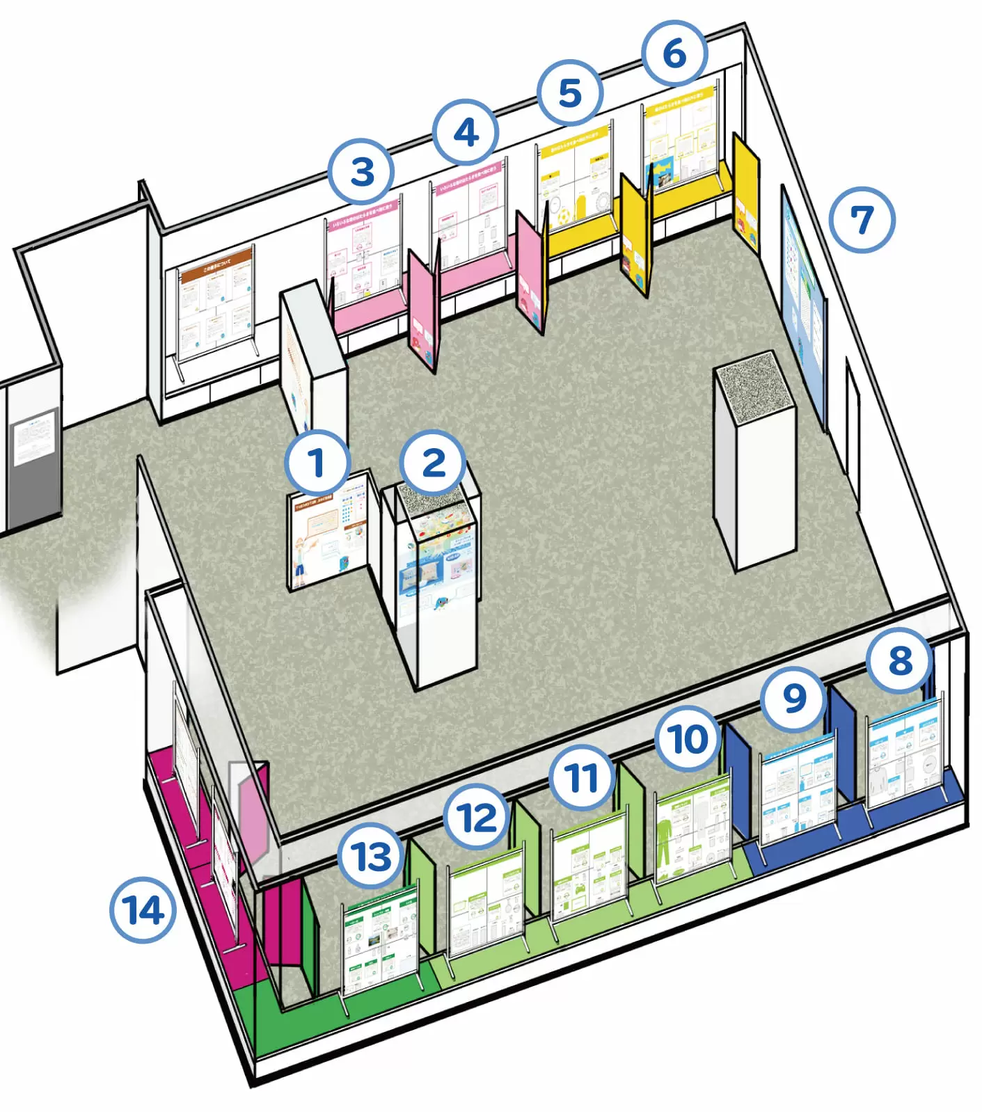 展示室見取り図