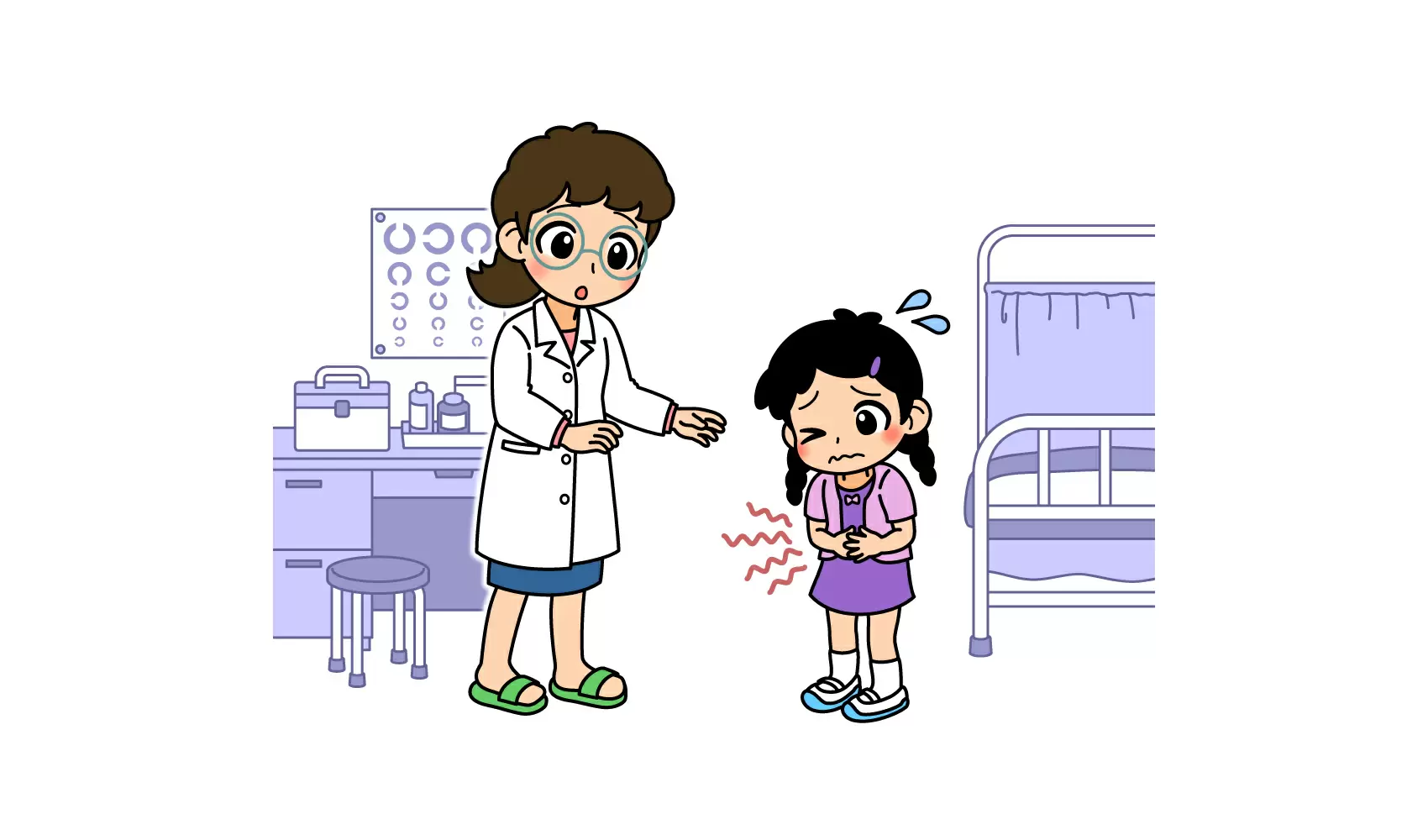 おなかが痛くなるのは、なぜ？