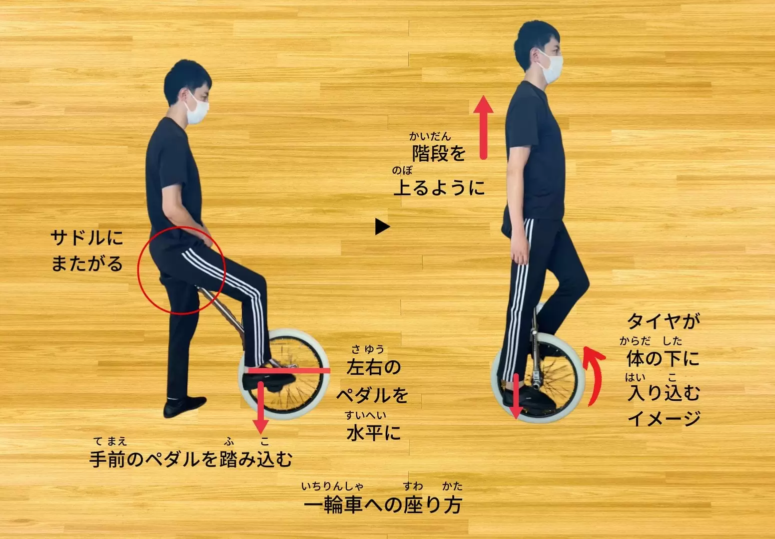 一輪車に乗れるようになる！オススメ練習法 「おへそから進む」がコツ | 身近なふしぎ | なんでも調べ隊 | 科学 | 学研キッズネット