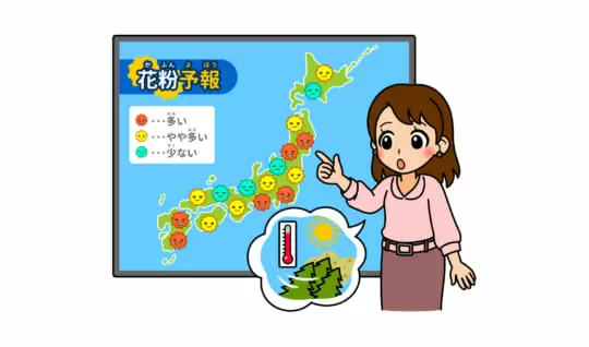 花粉が飛散する情報や予報は、どうやって調べているの？