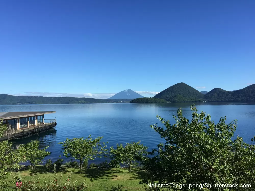 洞爺湖の風景