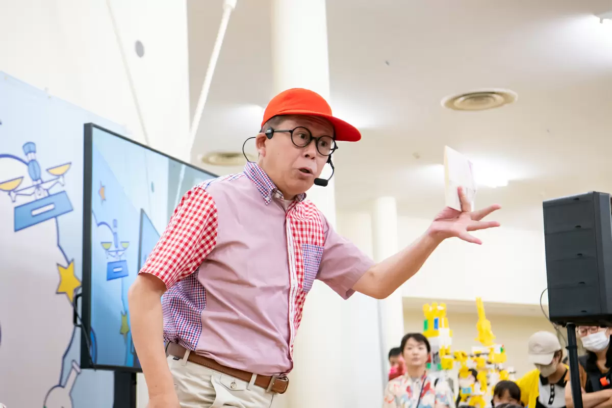 【工作ショー】わくわくさんこと久保田雅人さんの身近な材料で工作を披露！【自由研究EXPO2023レポート】