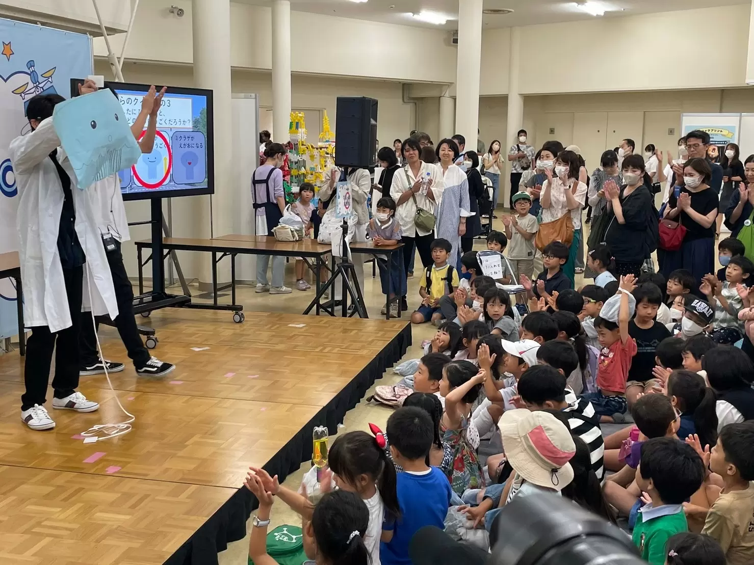 【実験ショー】東工大サイエンステクノのショーでは工夫を凝らした実験に会場が釘付けに！【自由研究EXPO2023レポート】