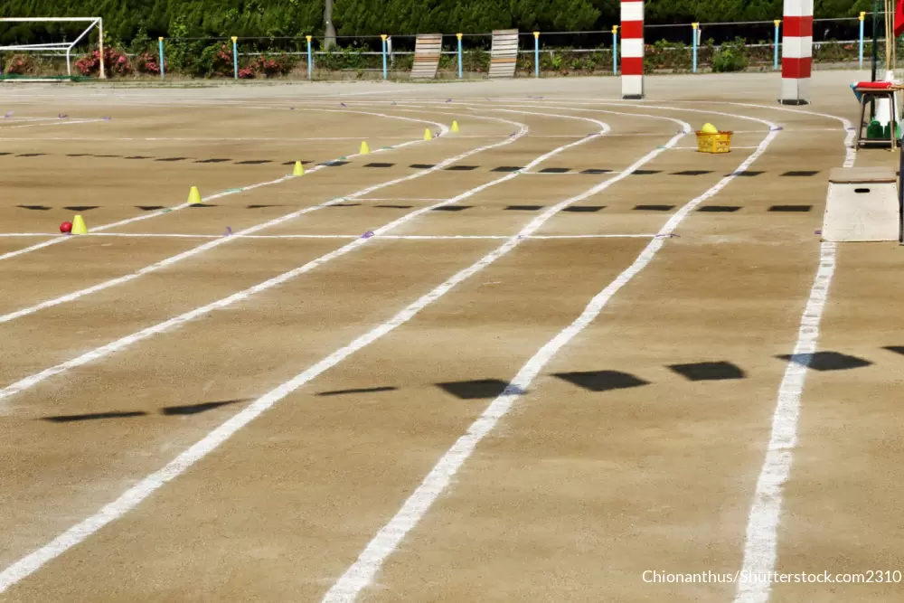 運動会の運動場イメージ