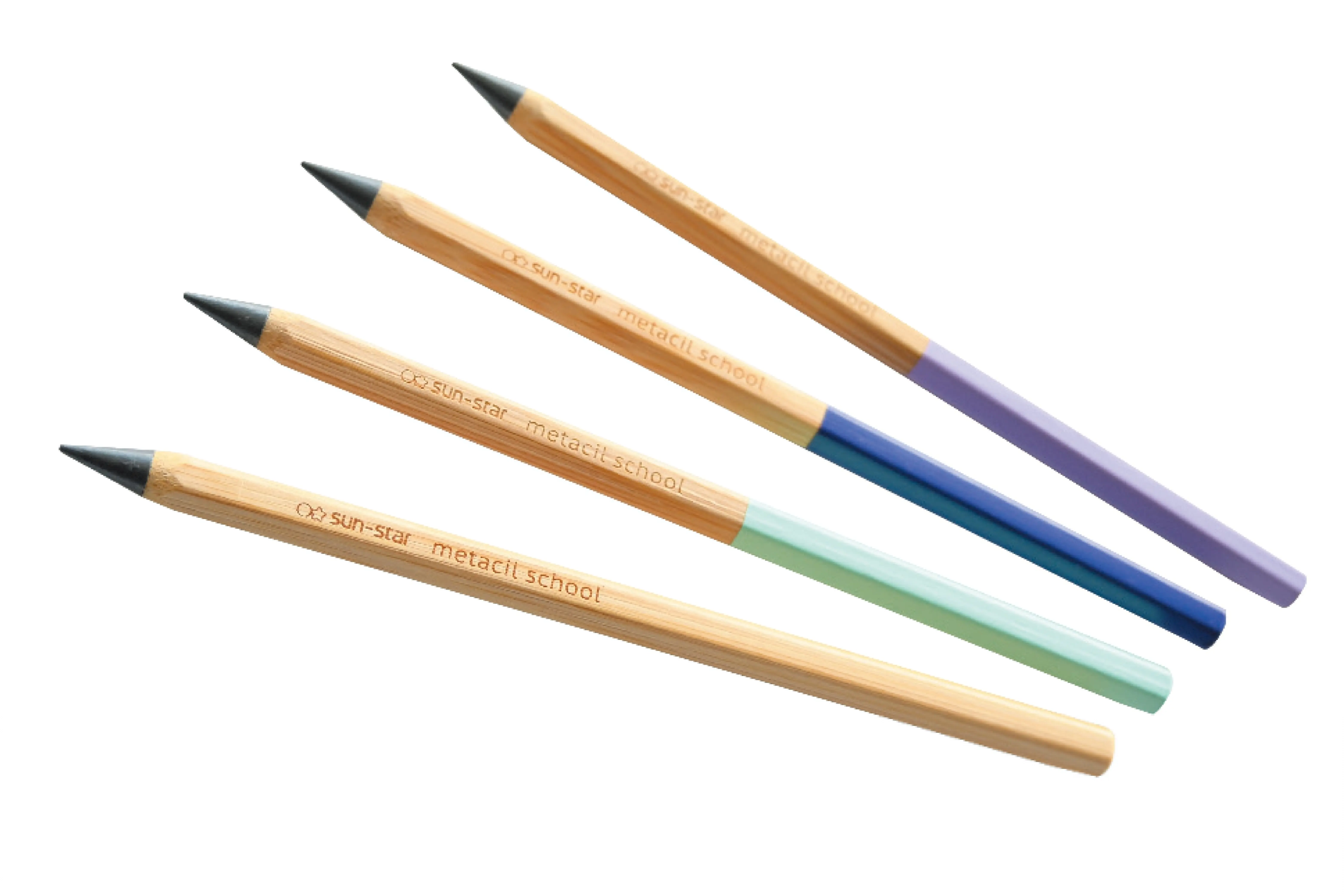 サンスター文具「metacil school(メタシルスクール)」各330円