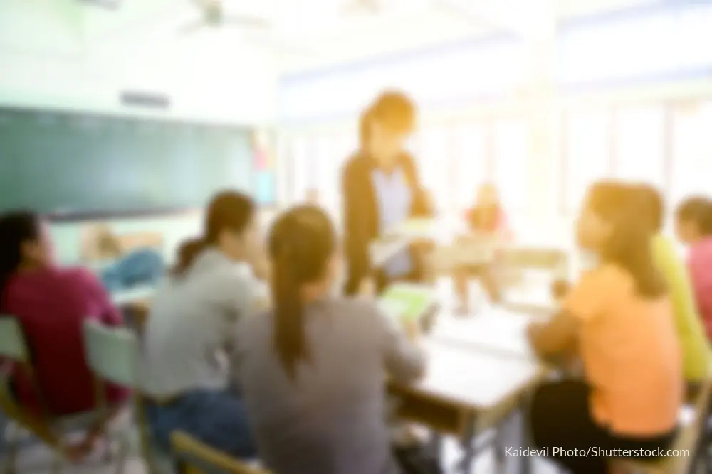 小学校の懇談会のイメージ