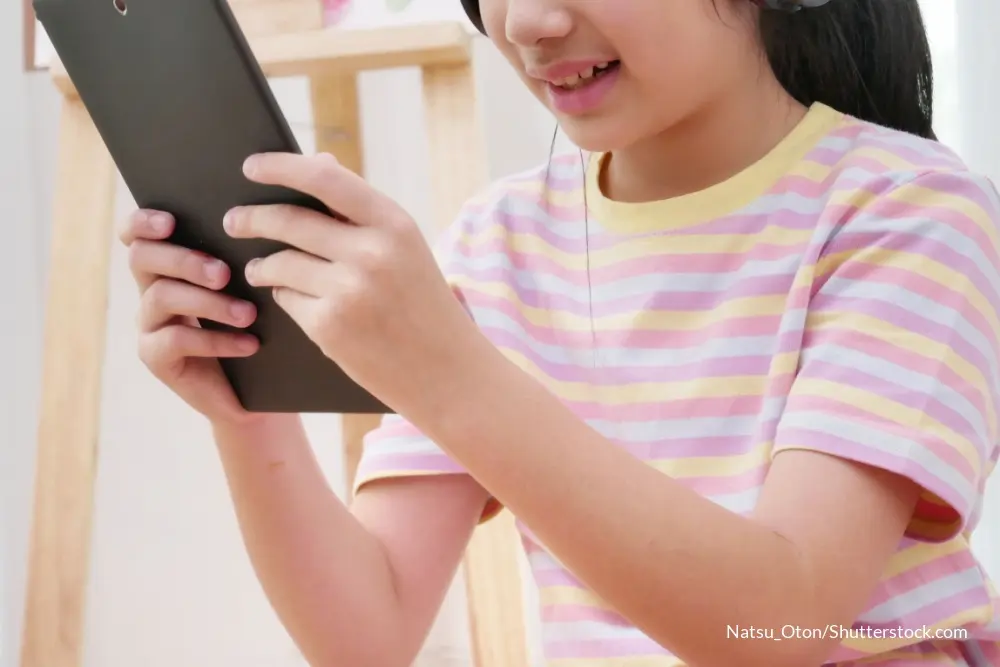 お口ぽかんの子どものイメージ