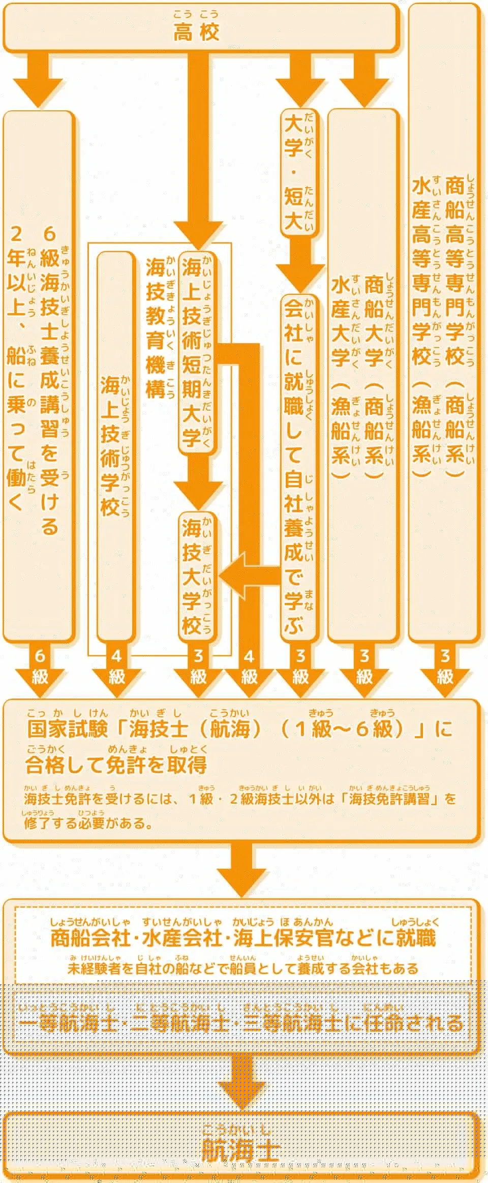 航海士 | 自動車・航空・海運・機械・電気・電子 | 未来の仕事を探せ！ | 未来の仕事 | 学研キッズネット