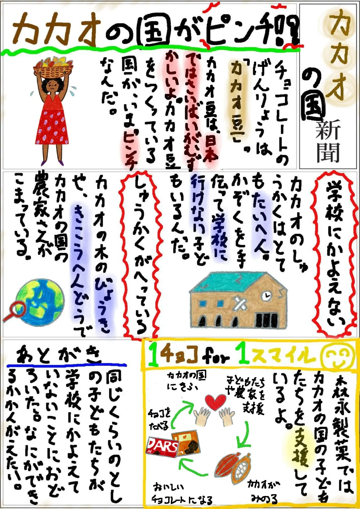 森永製菓】チョコレートを楽しく学んで寄付にもなる体験展示！【自由