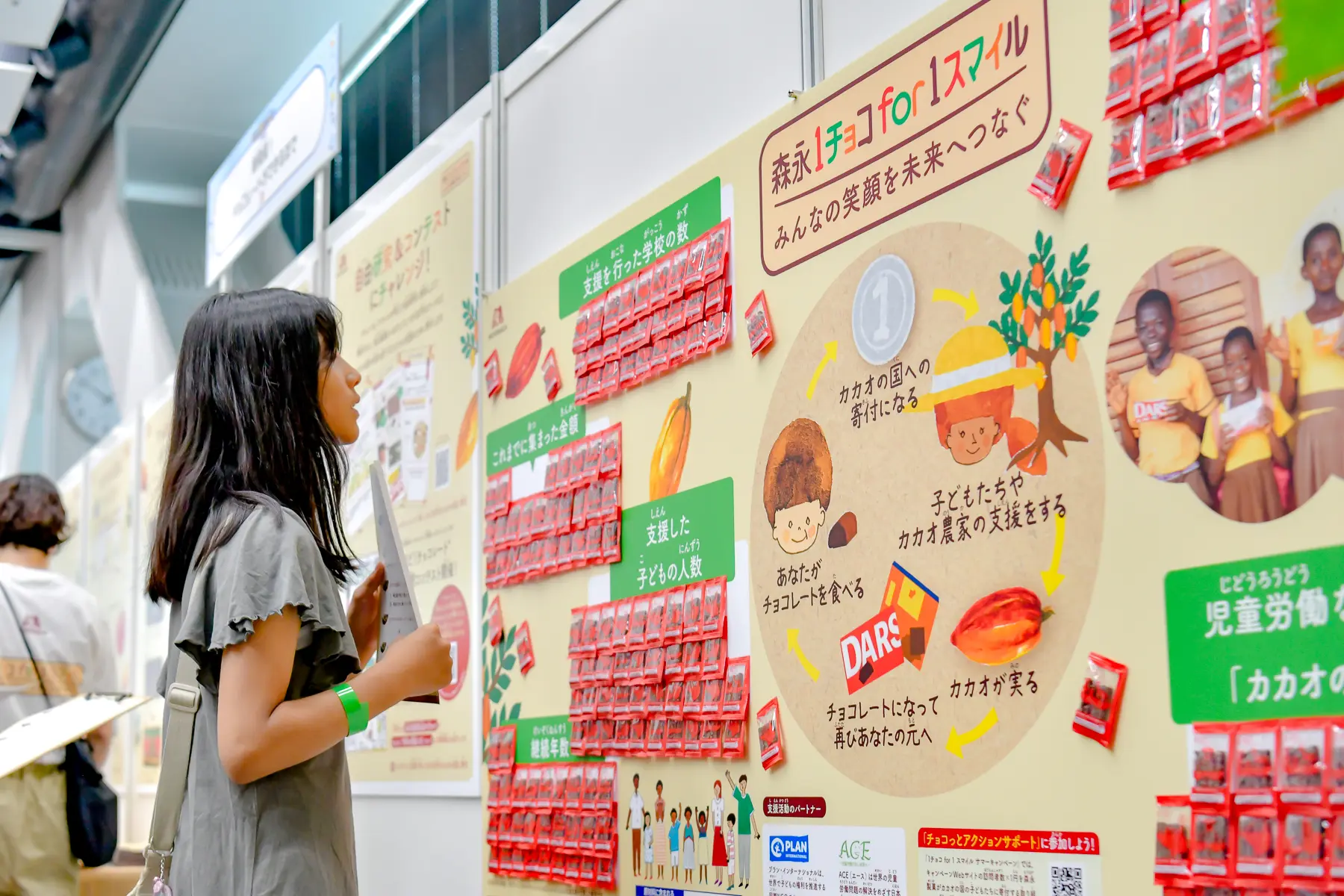 森永製菓】チョコレートを楽しく学んで寄付にもなる体験展示！【自由