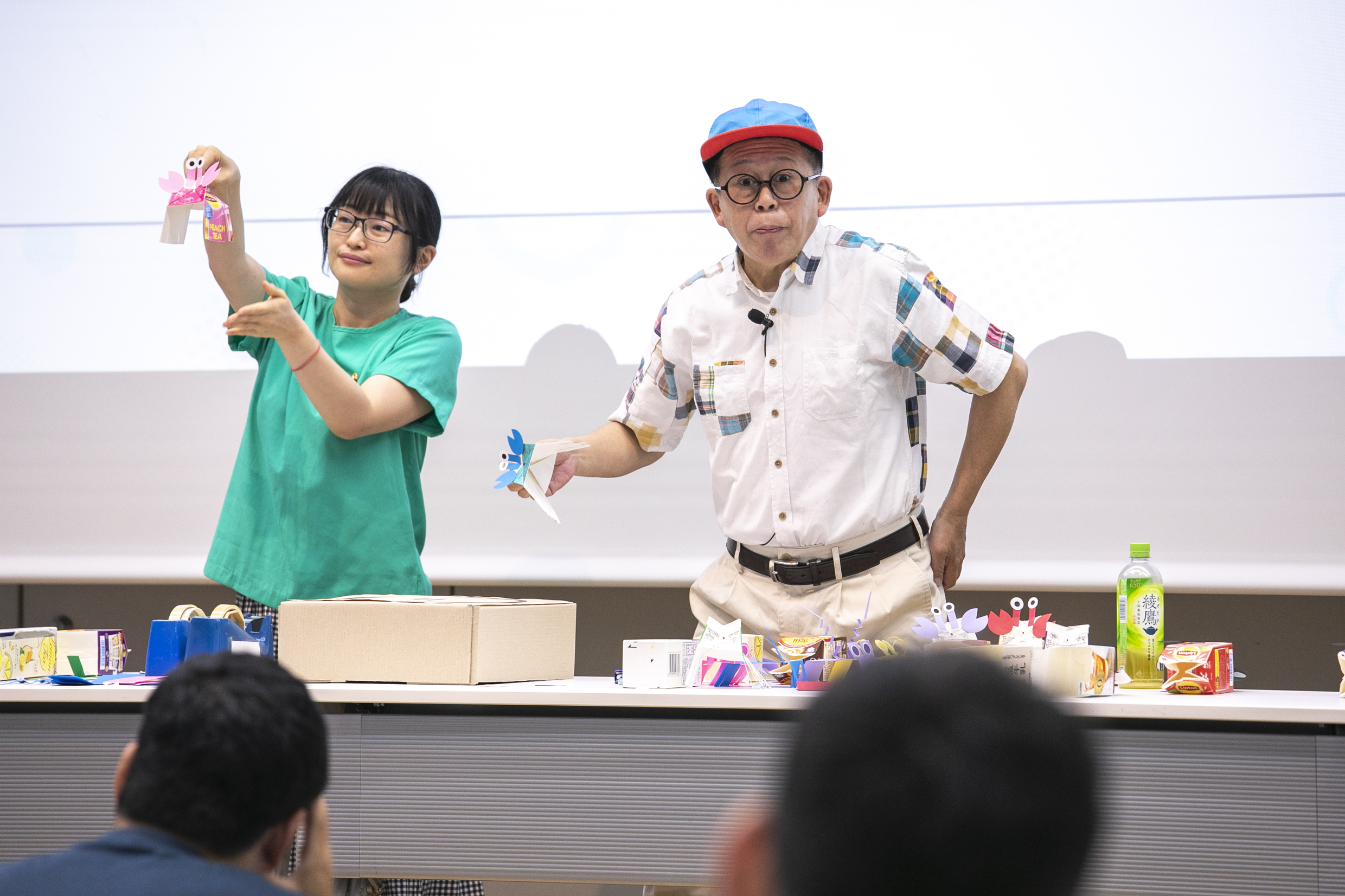 紙パック相撲２