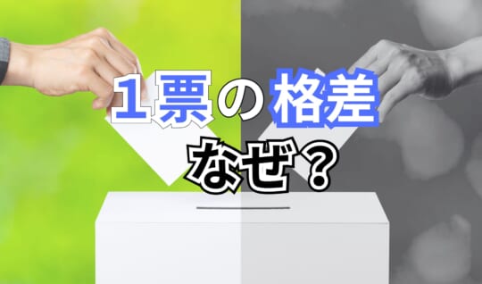 「１票の格差」、なぜダメ？　不平等の原因や問題点を解説　みんなで決めるときのルール