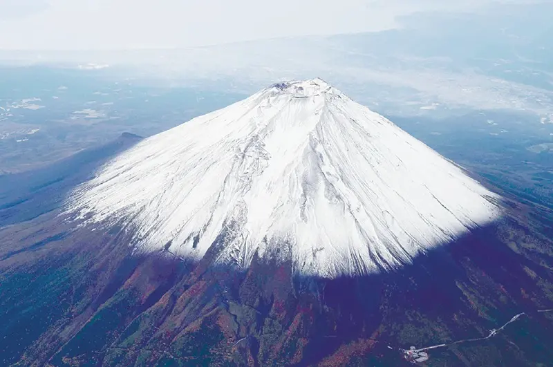 富士山の「頭」が白く 初冠雪 | ニュース | キッズネット