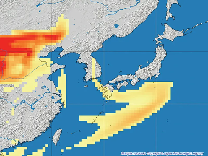 飛んでくる黄砂に注意して | ニュース | キッズネット