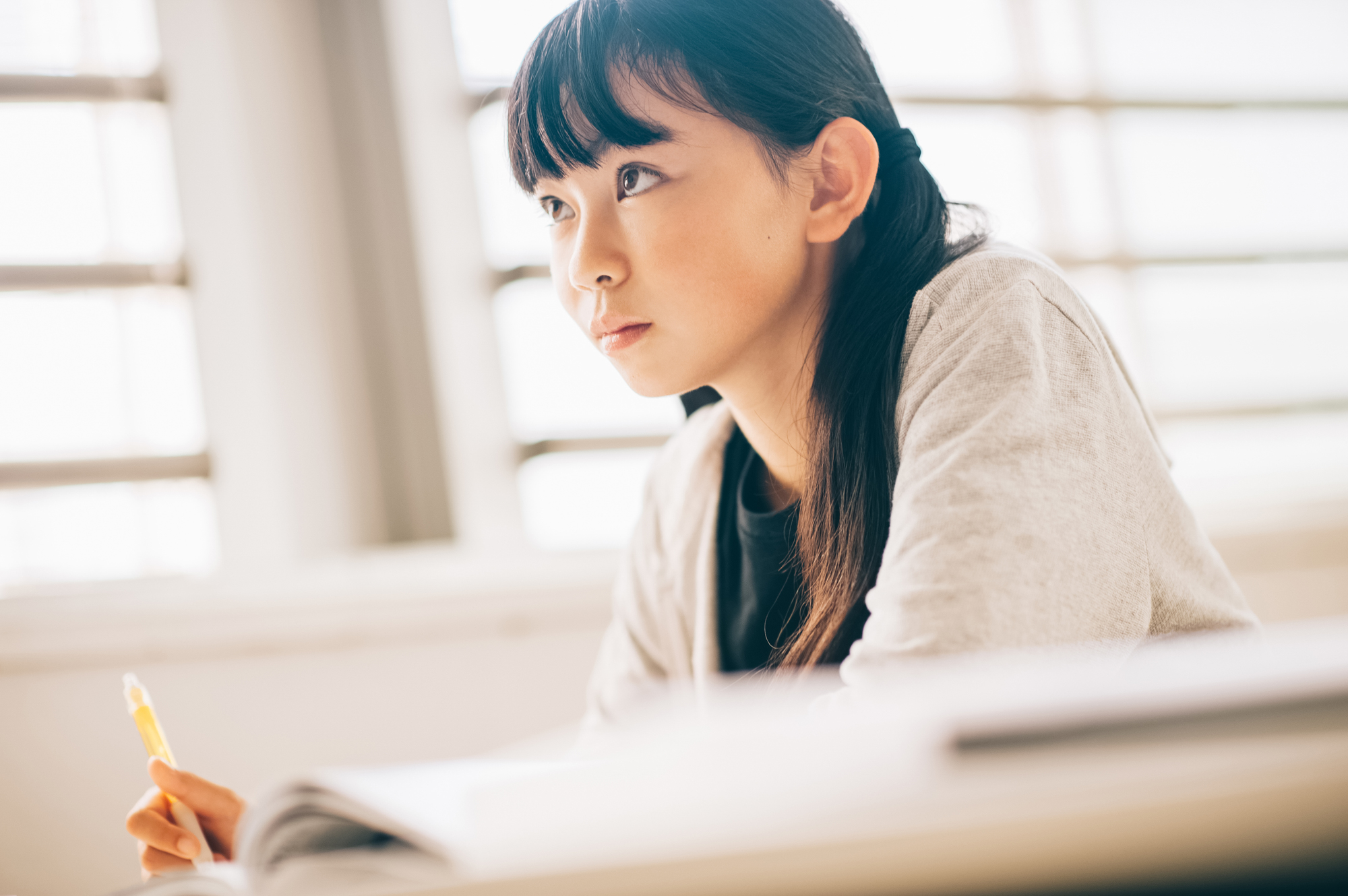 勉強する子ども