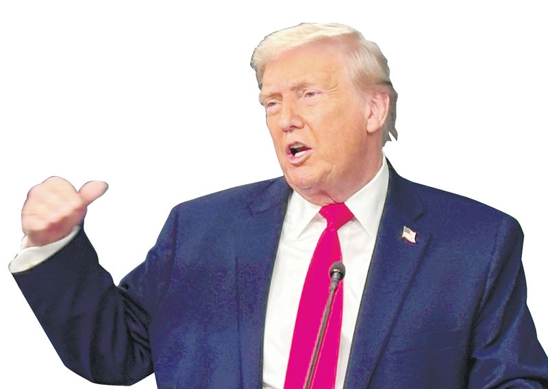 米国のトランプ大統領 ©朝日新聞社