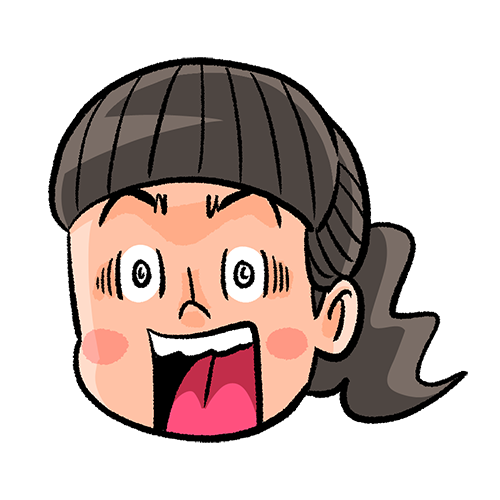 地球防衛隊の空の顔イラスト