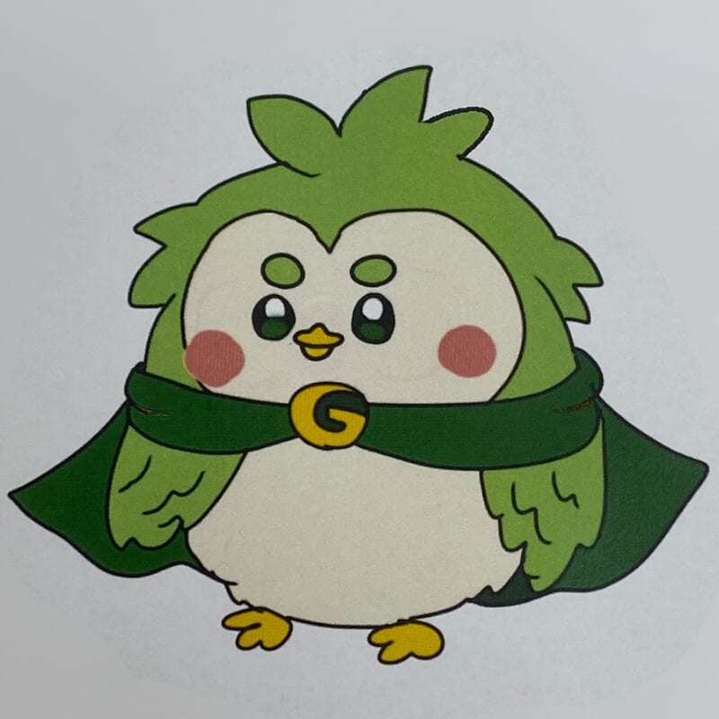 緑のフクロウ