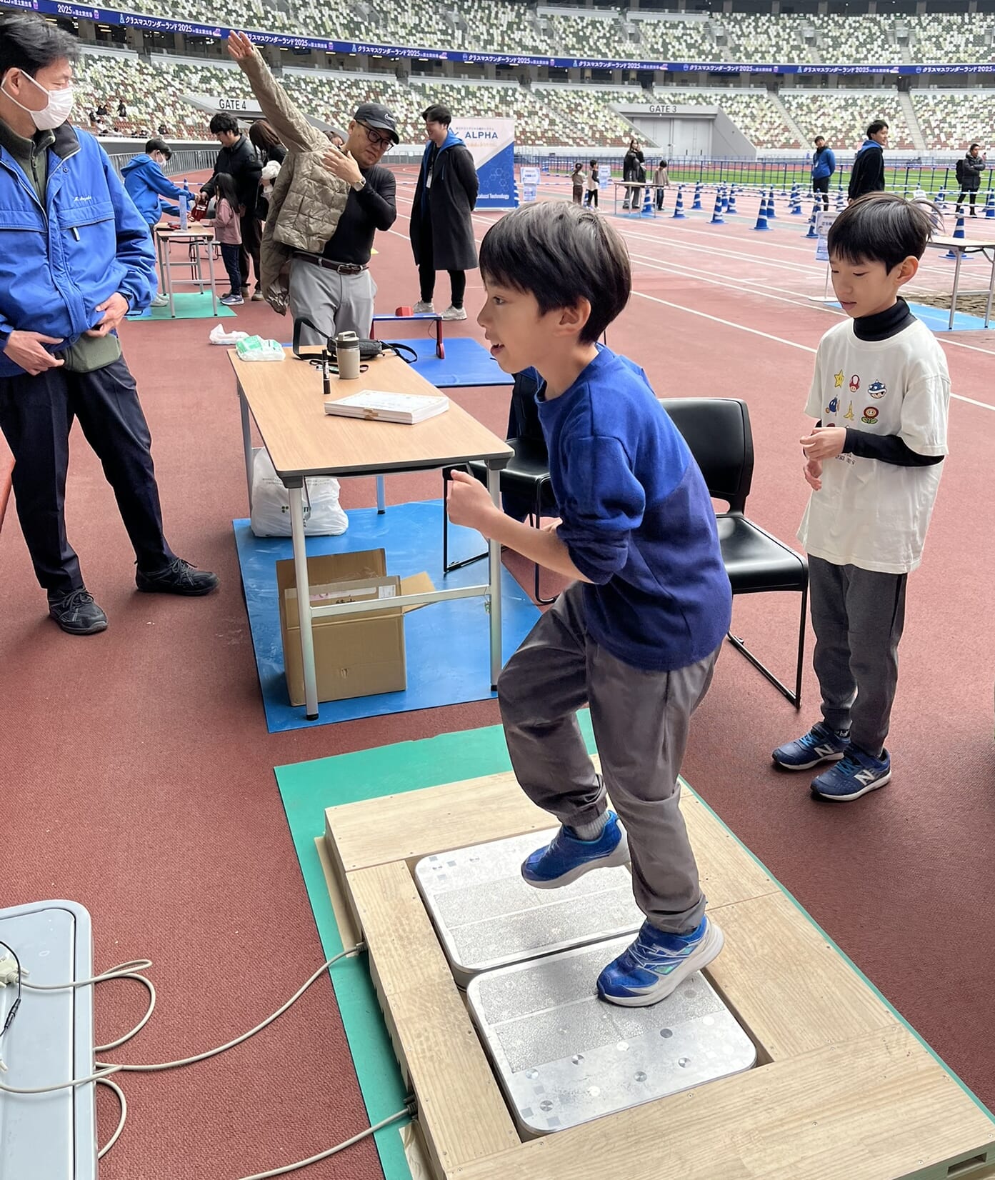 地面反力計の様子