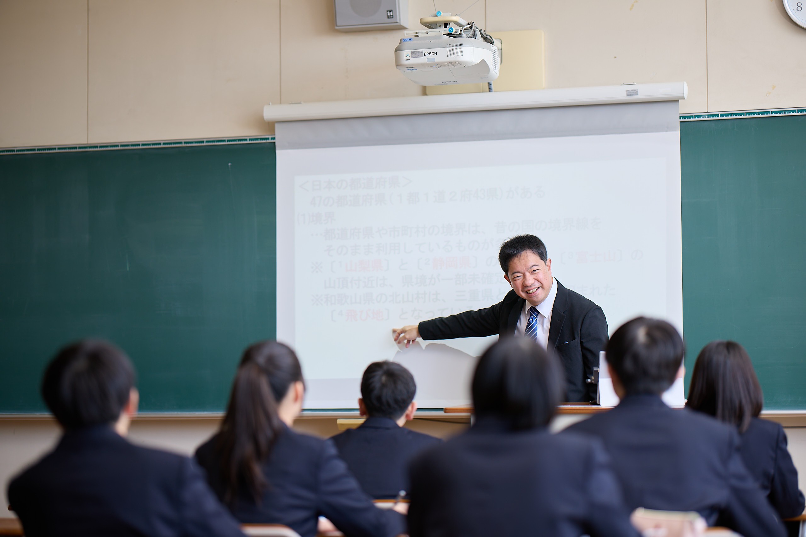 利晶学園中学校・高等学校の授業風景