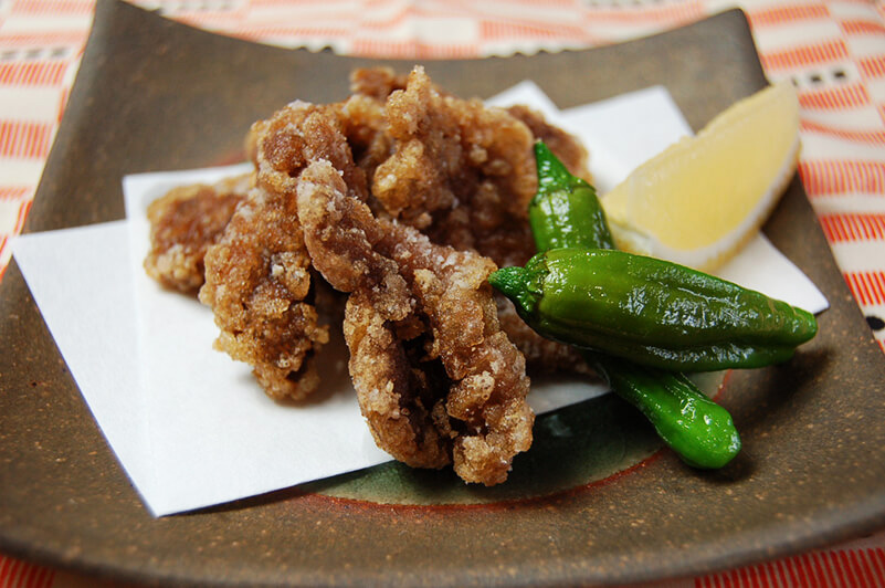 くじらの竜田揚げ