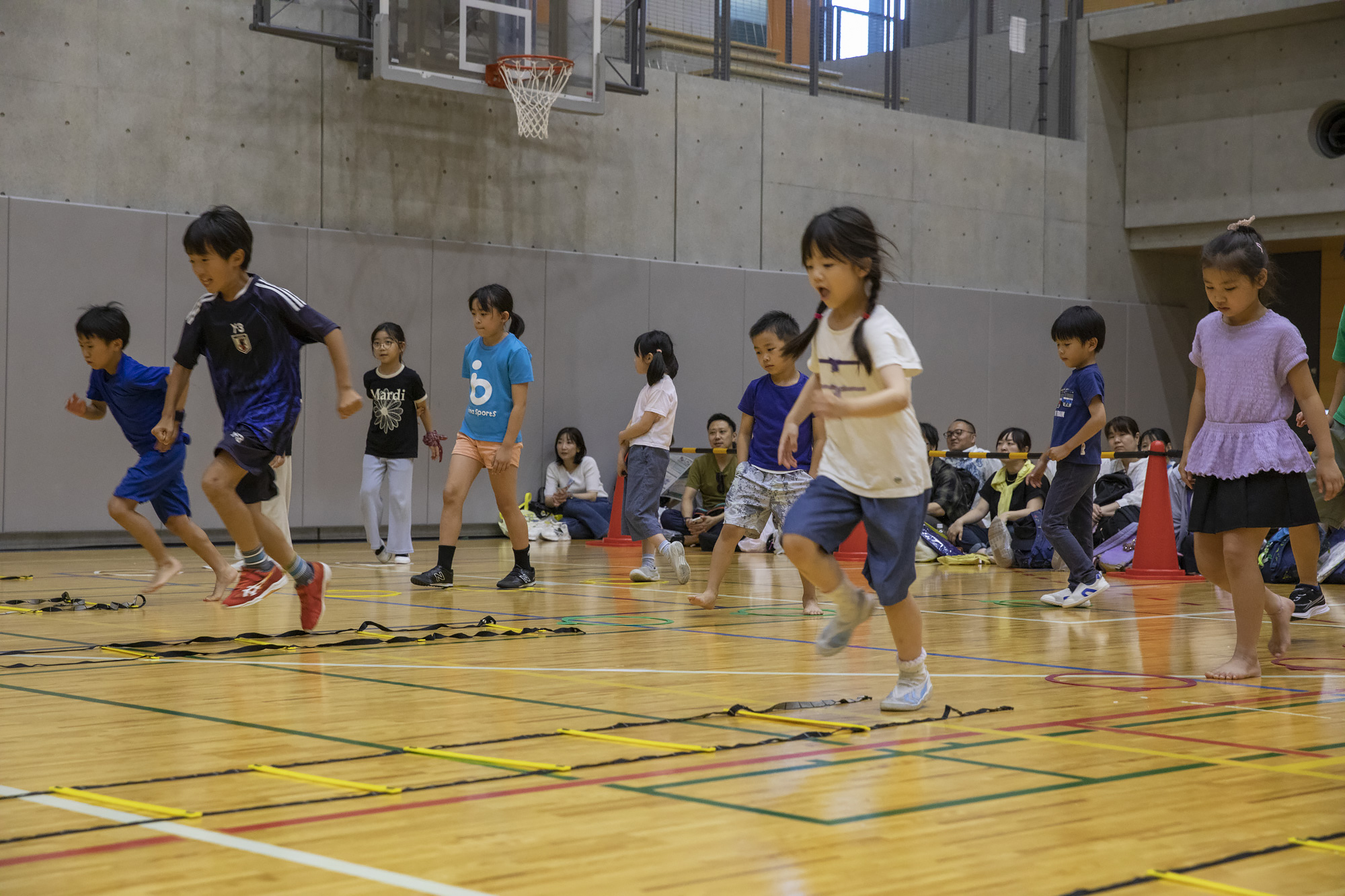 あまかラ_走り方教室の様子